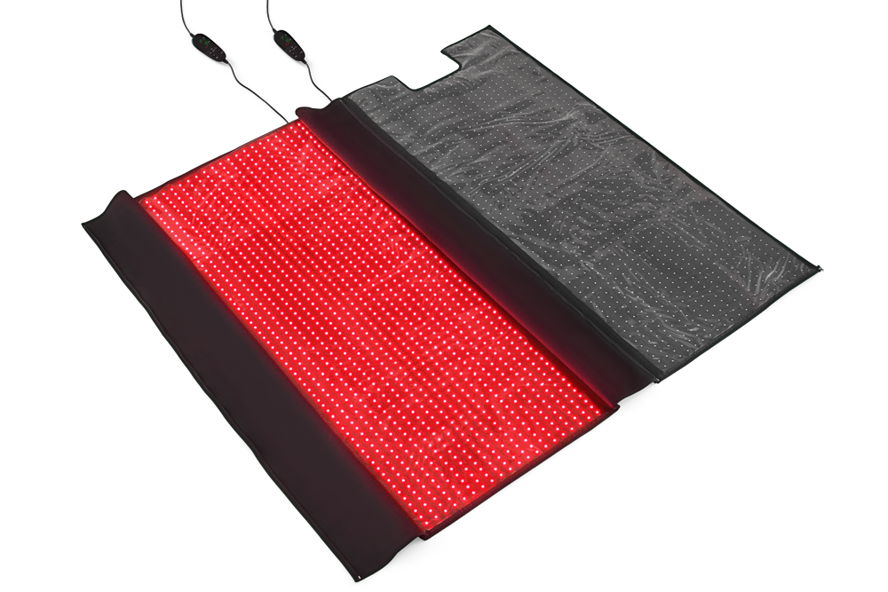 Red Light Therapy Blanket Unfolded on Angle