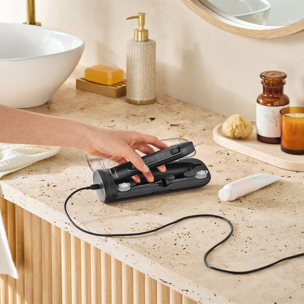 Red Light Toothbrush Charging Travel Case